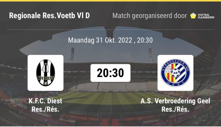 MATCHDAG BELOFTEN - ASV Geel